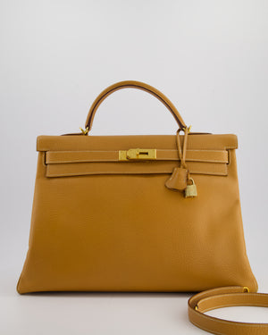 Hermès Kelly Bag 40cm Gold Epsom Leather with Gold Hardware