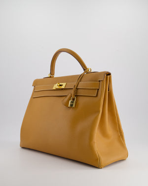 Hermès Kelly Bag 40cm Gold Epsom Leather with Gold Hardware