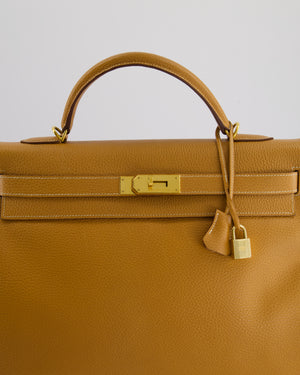 Hermès Kelly Bag 40cm Gold Epsom Leather with Gold Hardware