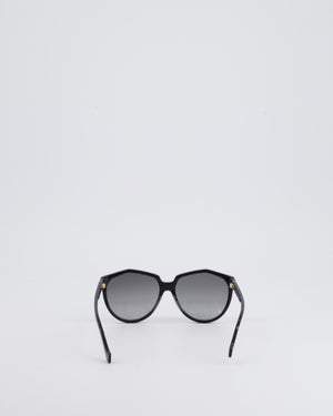 Loewe Oversized Black Sunglasses With Side Logo Detail