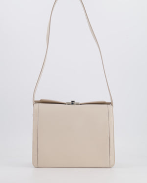 Susan Szatmary Chalk White Petit Palais Bag in Leather with Silver Hardware RRP £1,090