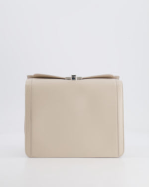 Susan Szatmary Chalk White Petit Palais Bag in Leather with Silver Hardware RRP £1,090