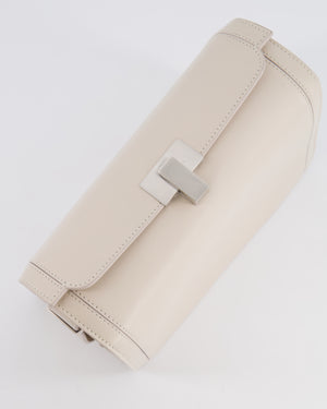 Susan Szatmary Chalk White Petit Palais Bag in Leather with Silver Hardware RRP £1,090