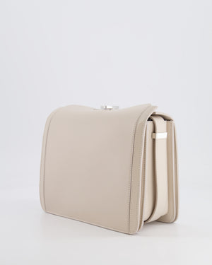 Susan Szatmary Chalk White Petit Palais Bag in Leather with Silver Hardware RRP £1,090