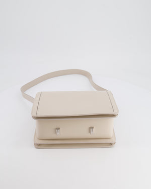 Susan Szatmary Chalk White Petit Palais Bag in Leather with Silver Hardware RRP £1,090