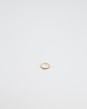 Fabergé Rose Gold Fluted Eternity Ring Size 52 RRP £3,360