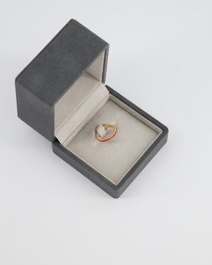 Fabergé Rose Gold Fluted Eternity Ring Size 52 RRP £3,360