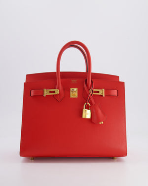 Hermès Birkin 25cm Bag Replica Jewelry
 in Capucine Epsom Leather with Gold Hardware