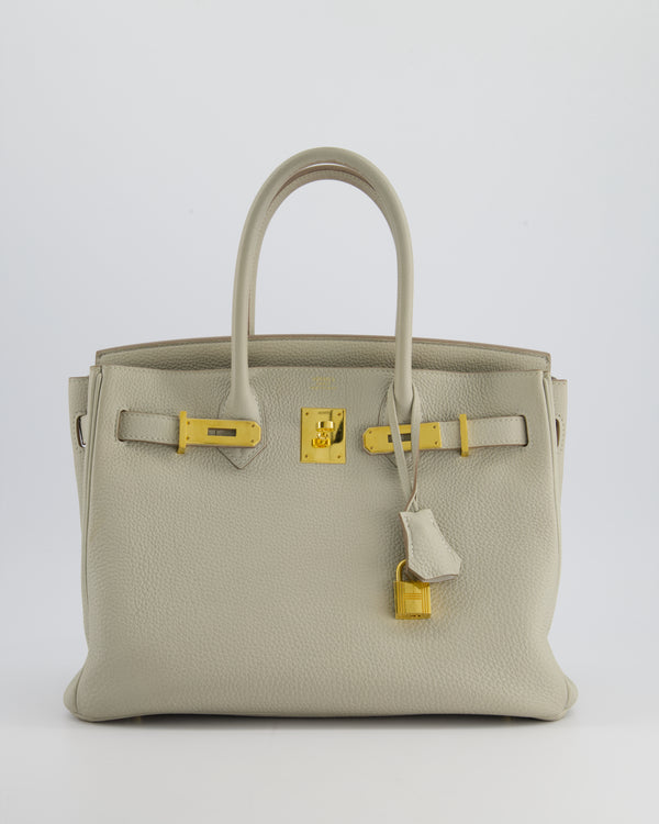 Hermès Birkin 30cm Bag in Beton Togo Leather with Gold Hardware