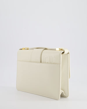 Christian Dior Ivory 30 Montaigne Shoulder Bag in Smooth Calfskin with Gold Hardware RRP £3,000