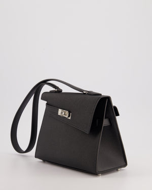 *LIMITED EDITION* Hermès Kelly II 20 En Desordre Bag In Noir Epsom Leather With Palladium Hardware