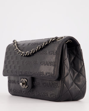 *RARE* Chanel 2014 Paris Dallas Single Flap Embossed Quilted CC Bag with Ruthenium Hardware