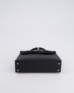 Hermès Mini Kelly II 20cm in Noir Epsom Leather with Palladium Hardware