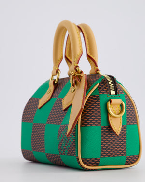 Louis Vuitton Speedy Bandoulière 18 in Damier Pop Canvas with Gold Hardware RRP £1,960