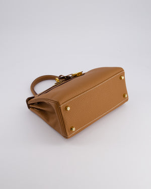 *SUPER FIRE PRICE* Hermès Kelly Bag 25cm Retourne in Gold Togo Leather with Gold Hardware