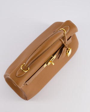 *SUPER FIRE PRICE* Hermès Kelly Bag 25cm Retourne in Gold Togo Leather with Gold Hardware