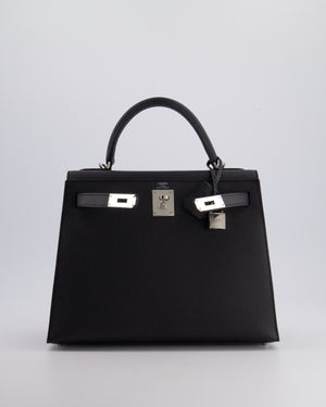 *FIRE PRICE* Hermès Kelly 28cm Replica Jewelry
 Bag in Noir Epsom Leather with Palladium Hardware