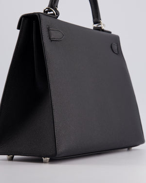 *FIRE PRICE* Hermès Kelly 28cm Replica Jewelry
 Bag in Noir Epsom Leather with Palladium Hardware