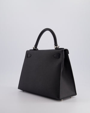 *FIRE PRICE* Hermès Kelly 28cm Replica Jewelry
 Bag in Noir Epsom Leather with Palladium Hardware