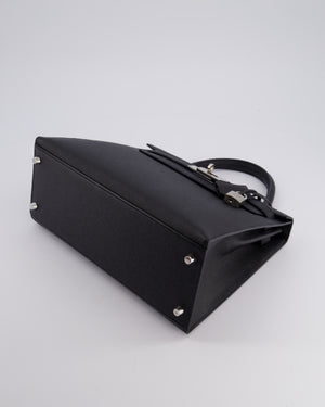 *FIRE PRICE* Hermès Kelly 28cm Replica Jewelry
 Bag in Noir Epsom Leather with Palladium Hardware