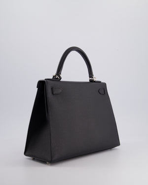 *FIRE PRICE* Hermès Kelly 28cm Replica Jewelry
 Bag in Noir Epsom Leather with Palladium Hardware