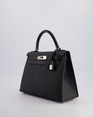 *FIRE PRICE* Hermès Kelly 28cm Replica Jewelry
 Bag in Noir Epsom Leather with Palladium Hardware