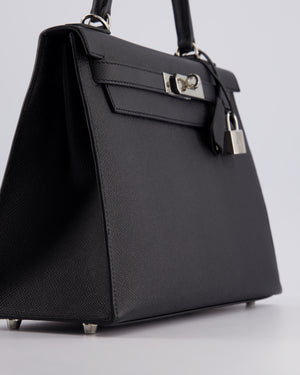 *FIRE PRICE* Hermès Kelly 28cm Replica Jewelry
 Bag in Noir Epsom Leather with Palladium Hardware