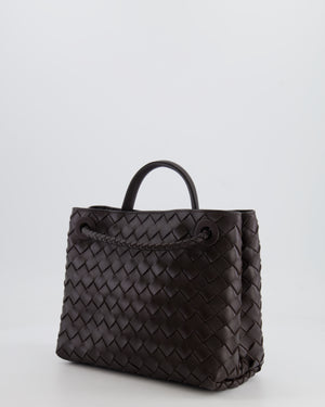 Bottega Veneta Small Andiamo Bag in Brown Fondant Intrecciato Leather with Gold Hardware RRP £3,410