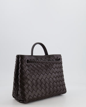 Bottega Veneta Small Andiamo Bag in Brown Fondant Intrecciato Leather with Gold Hardware RRP £3,410