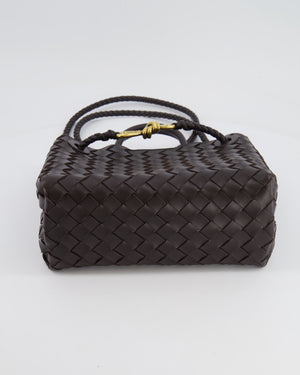 Bottega Veneta Small Andiamo Bag in Brown Fondant Intrecciato Leather with Gold Hardware RRP £3,410