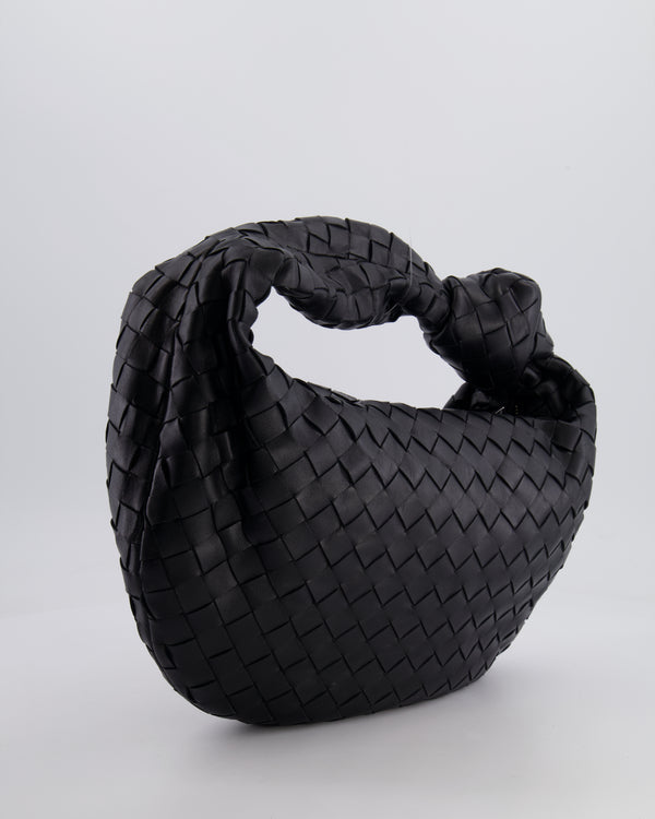 Bottega Veneta Black Intrecciato Leather Small Jodie Bag RRP £2600