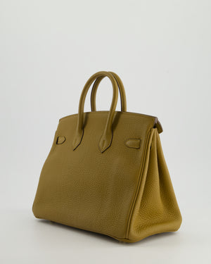 *HOT COLOUR* Hermès Birkin 25cm Retourne in Bronze Dore Togo Leather with Gold Hardware