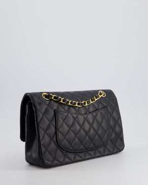 *RARE* Chanel Vintage Black Medium Classic Double Flap Bag in Caviar Leather with Gold Hardware