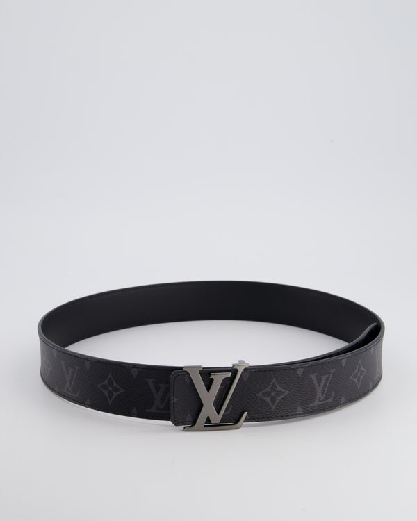 Louis Vuitton Menswear Black Monogram Belt Size 90cm