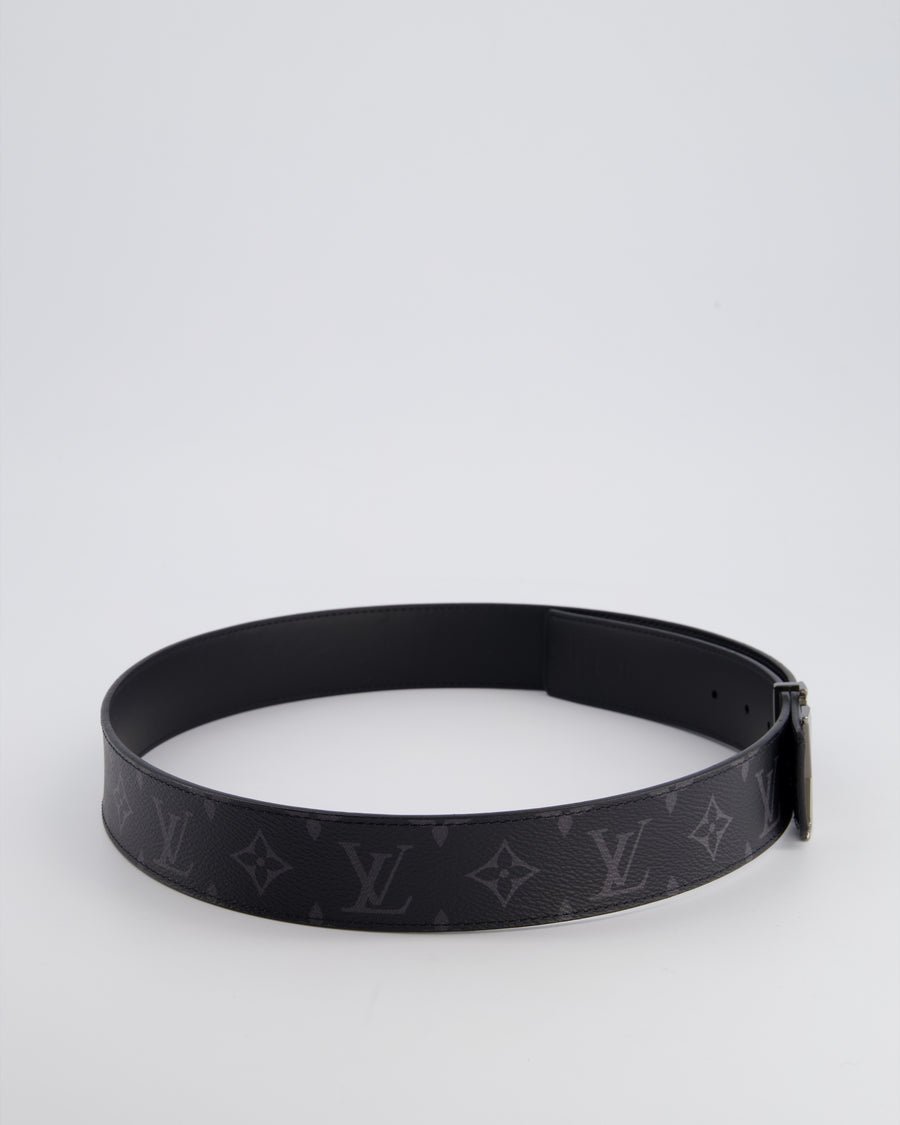 Louis Vuitton Menswear Black Monogram Belt Size 90cm