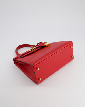 Hermès Kelly 25cm Replica Jewelry
 Bag in Rouge Tomate Epsom Leather and Gold Hardware