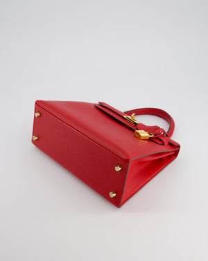 Hermès Kelly 25cm Replica Jewelry
 Bag in Rouge Tomate Epsom Leather and Gold Hardware