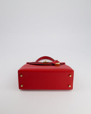 Hermès Kelly 25cm Replica Jewelry
 Bag in Rouge Tomate Epsom Leather and Gold Hardware