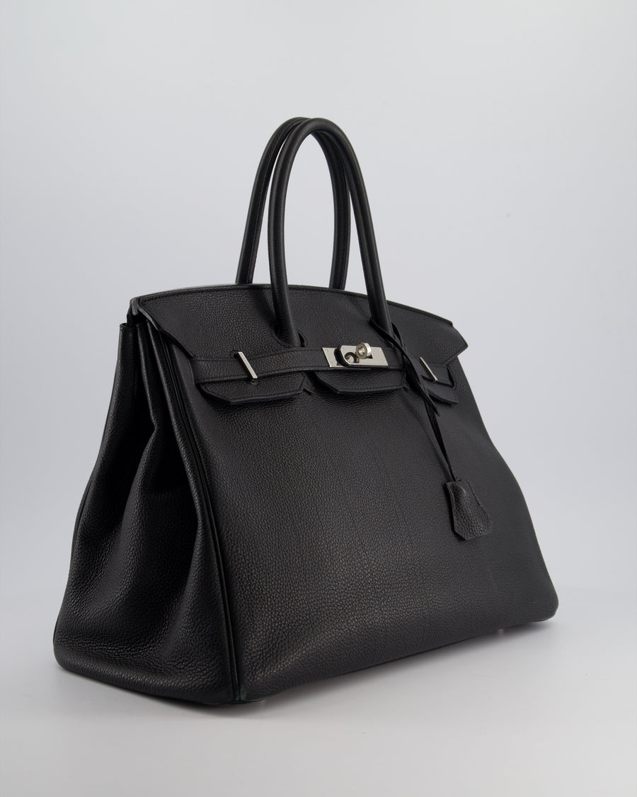 Hermès Birkin Bag 35cm in Black Togo Leather with Palladium Hardware