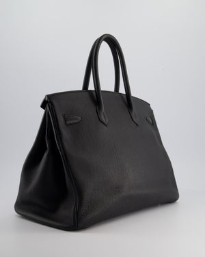 Hermès Birkin Bag 35cm in Black Togo Leather with Palladium Hardware