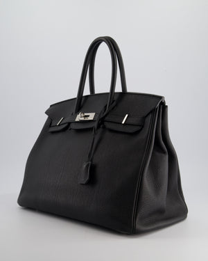 Hermès Birkin Bag 35cm in Black Togo Leather with Palladium Hardware