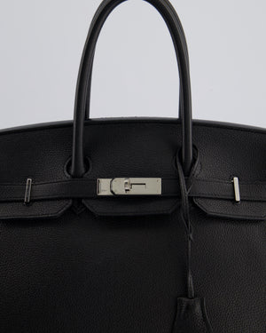 Hermès Birkin Bag 35cm in Black Togo Leather with Palladium Hardware