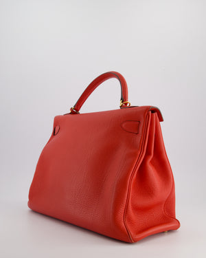 Hermès Kelly 40cm in Cappucine Togo Leather with Gold Hardware