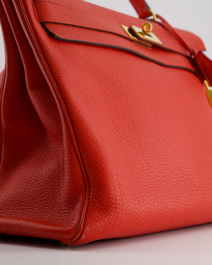 Hermès Kelly 40cm in Cappucine Togo Leather with Gold Hardware