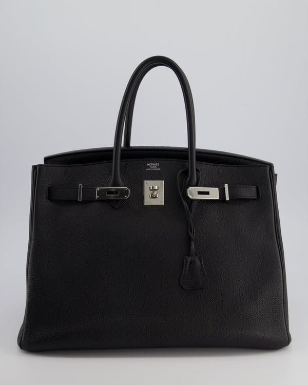 Hermès Birkin Bag 35cm in Black Togo Leather with Palladium Hardware