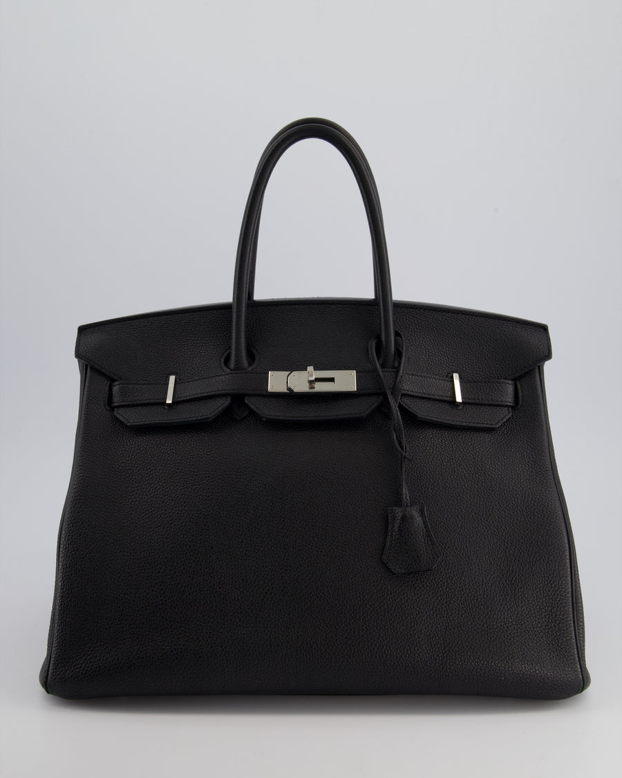 Hermès Birkin Bag 35cm in Black Togo Leather with Palladium Hardware