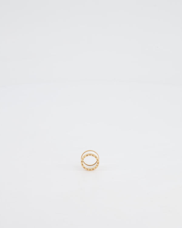 Bvlgari Yellow Gold and White Ceramic B.Zero1 Ring Size 49 RRP £1,940