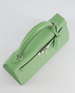 *HOT* Hermes Kelly Replica Jewelry
 25cm Bag in Vert Criquet Epsom Leather with Palladium Hardware