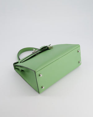 *HOT* Hermes Kelly Replica Jewelry
 25cm Bag in Vert Criquet Epsom Leather with Palladium Hardware