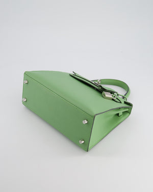 *HOT* Hermes Kelly Replica Jewelry
 25cm Bag in Vert Criquet Epsom Leather with Palladium Hardware